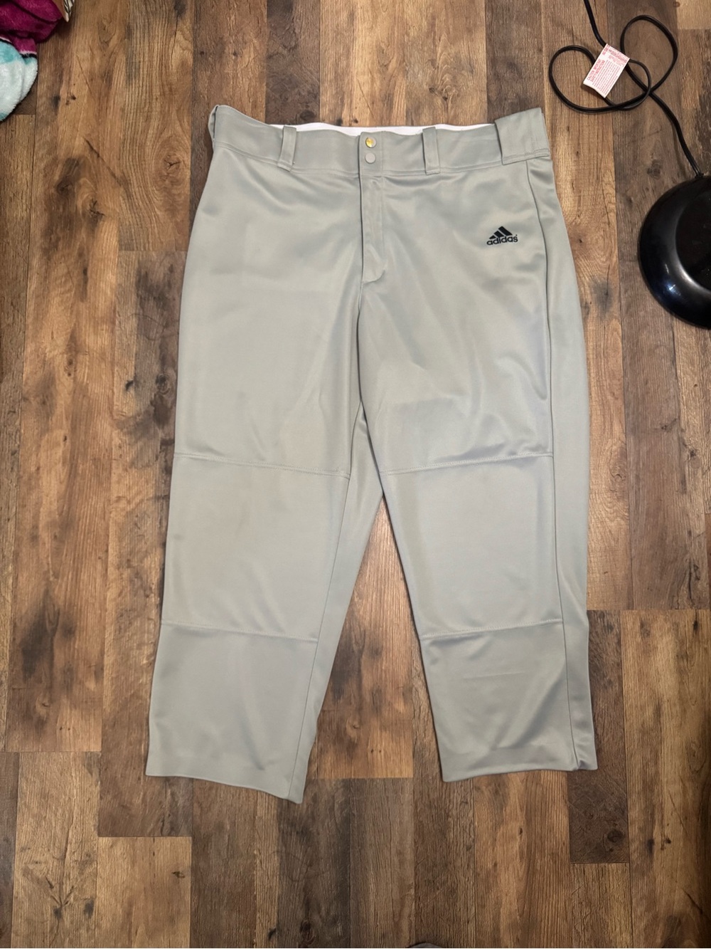 adidas Men's Light Gray Athletic Chinos